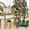 Merry Christmas Trees & Snowflake Throw Pillow Covers, 18x18 Inch Joy Xmas Balls Winter Holiday Cushion Cases for Sofa & Couch, Set of 4